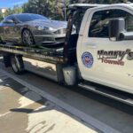 a tow truck with car