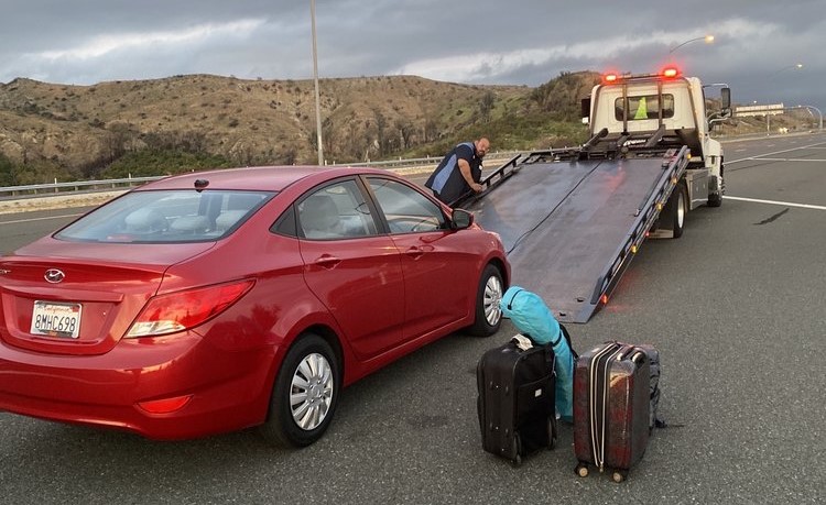 Flatbed tow service